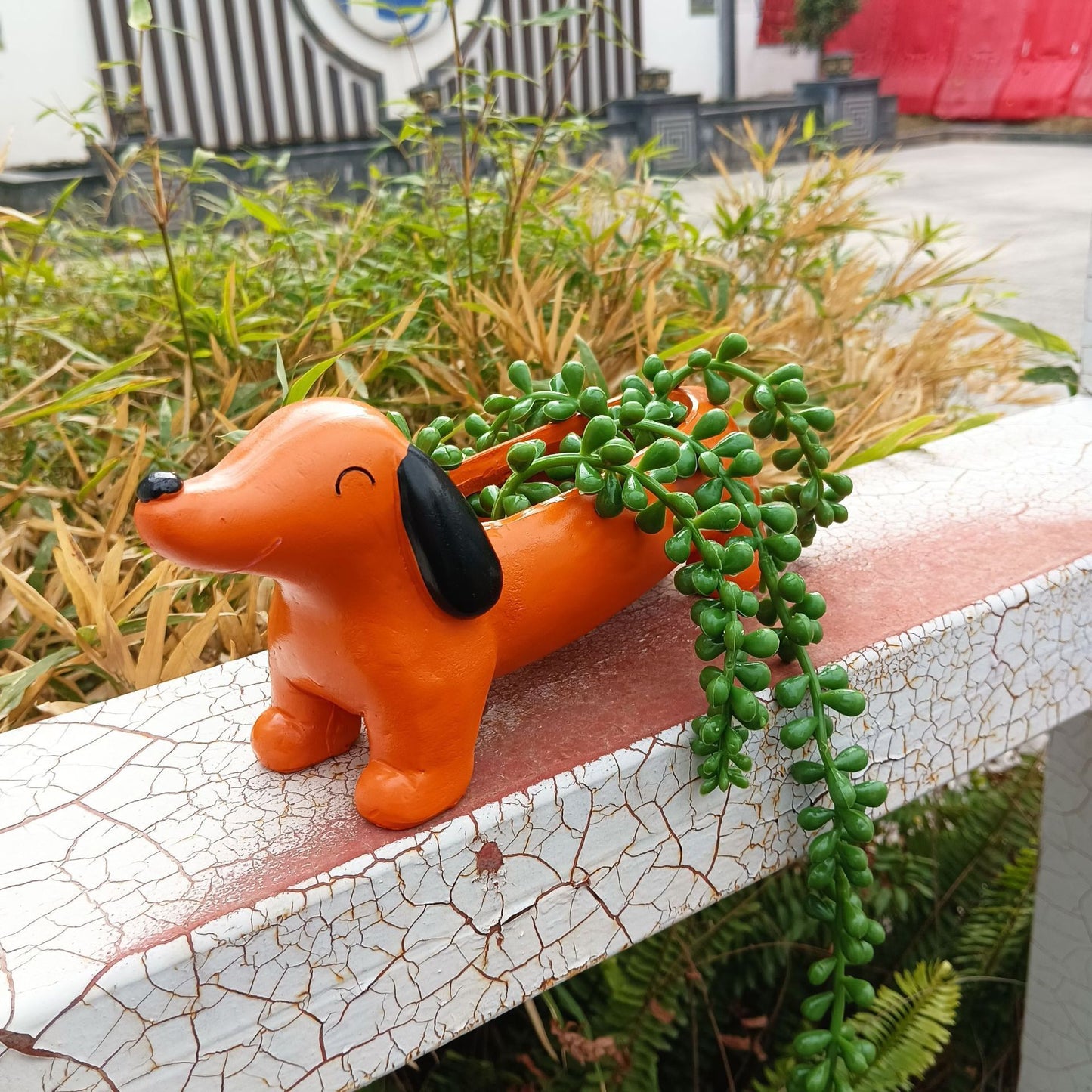 Outdoor Garden Sausage Dog Flowerpot – Der lustige Blickfang für Ihren Garten