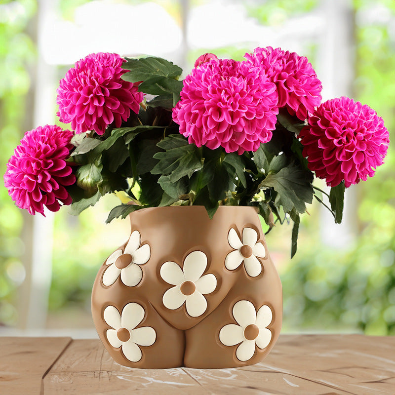 Resin Body Art Blumentopf – Kunstvolle Dekoration für Ihr Zuhause