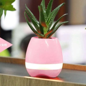 Smart Touch Sensor Bluetooth Flowerpot Speaker – Musik, Licht & Leben in einem