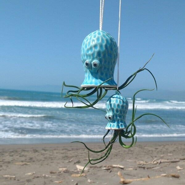 Handmade Hanging Octopus Air Flowerpot – Kunstvolle Pflanzenaufhängung für Ihr Zuhause