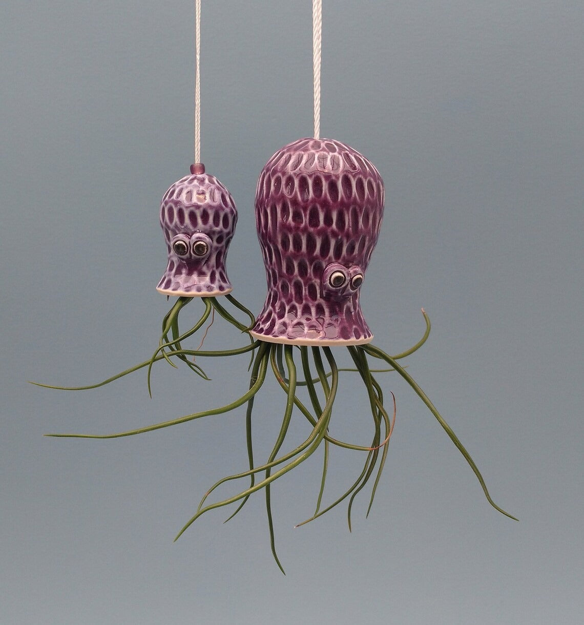 Handmade Hanging Octopus Air Flowerpot – Kunstvolle Pflanzenaufhängung für Ihr Zuhause