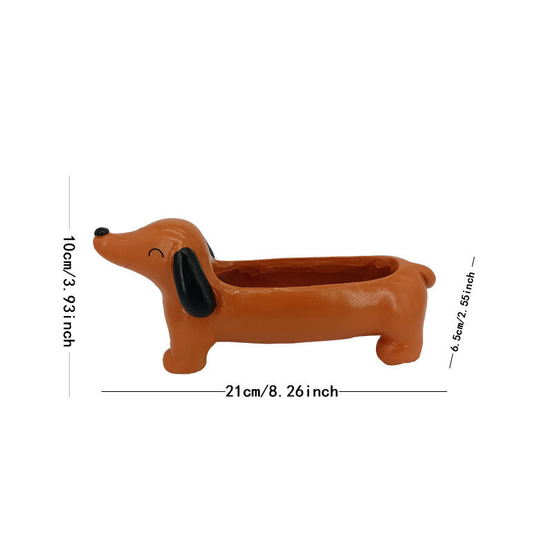 Outdoor Garden Sausage Dog Flowerpot – Der lustige Blickfang für Ihren Garten