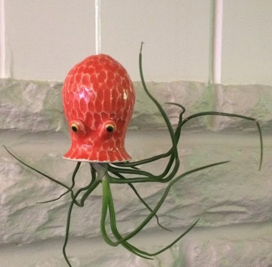 Handmade Hanging Octopus Air Flowerpot – Kunstvolle Pflanzenaufhängung für Ihr Zuhause