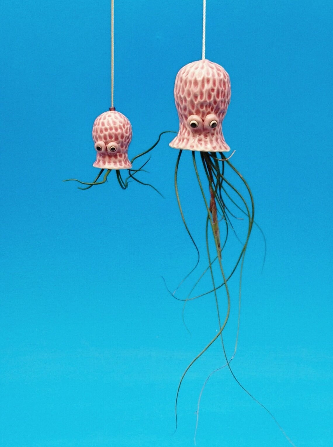 Handmade Hanging Octopus Air Flowerpot – Kunstvolle Pflanzenaufhängung für Ihr Zuhause