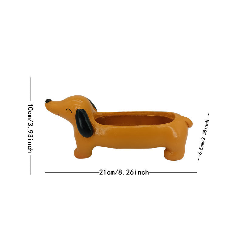Outdoor Garden Sausage Dog Flowerpot – Der lustige Blickfang für Ihren Garten