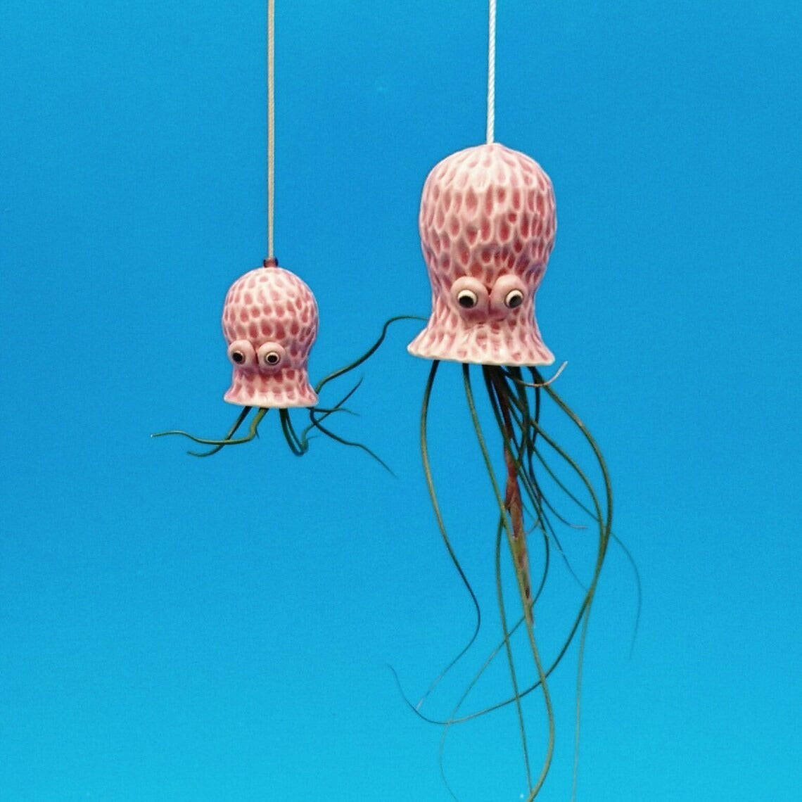 Handmade Hanging Octopus Air Flowerpot – Kunstvolle Pflanzenaufhängung für Ihr Zuhause