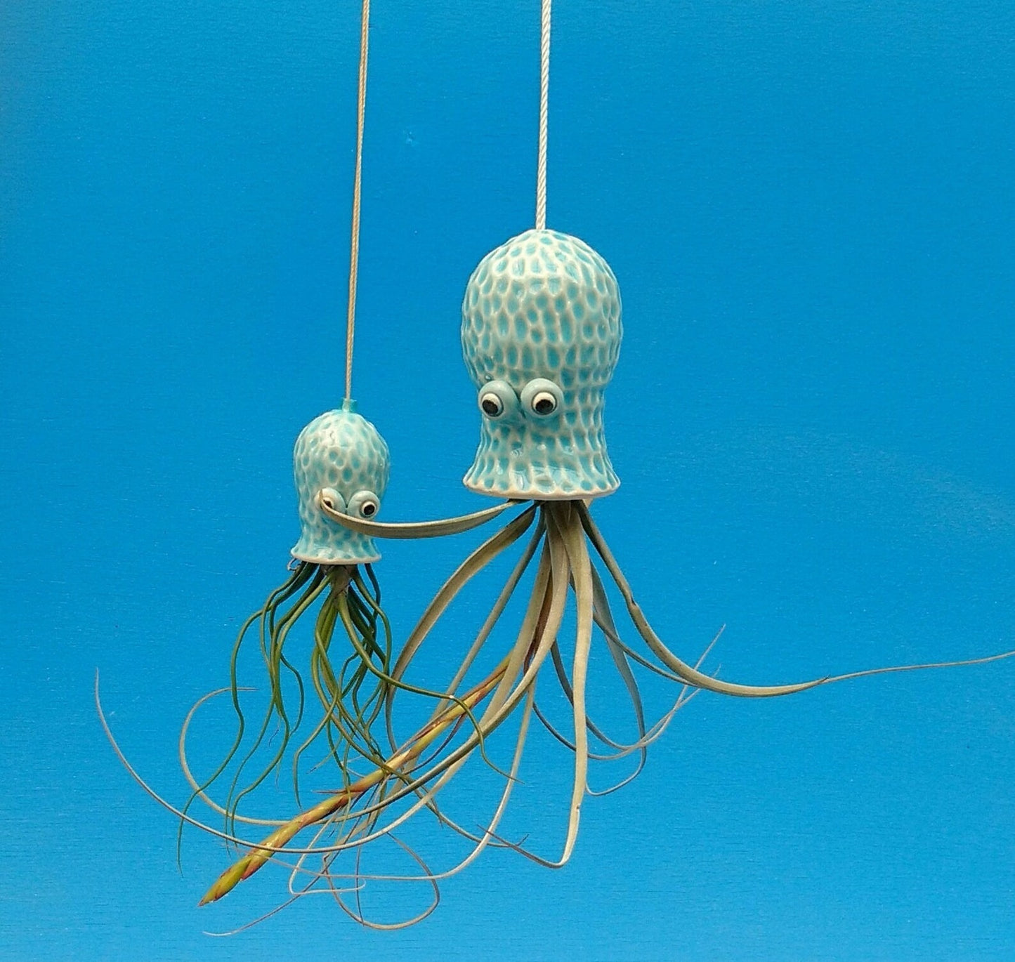 Handmade Hanging Octopus Air Flowerpot – Kunstvolle Pflanzenaufhängung für Ihr Zuhause