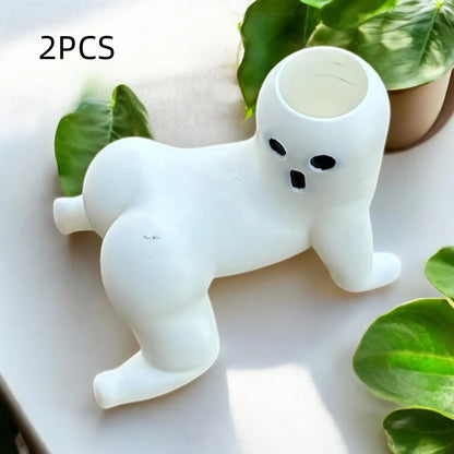 Doll Flowerpot – Spaßige Resin-Dekoration für Ihr Zuhause