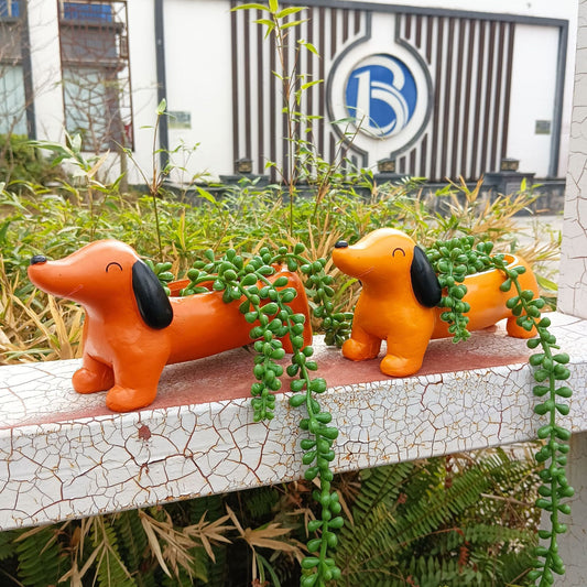 Outdoor Garden Sausage Dog Flowerpot – Der lustige Blickfang für Ihren Garten