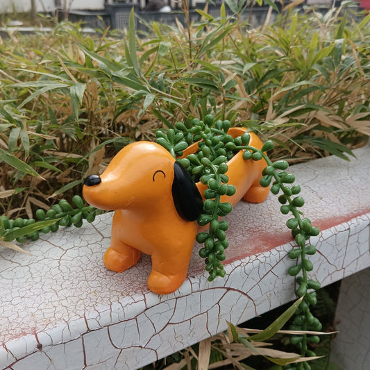 Outdoor Garden Sausage Dog Flowerpot – Der lustige Blickfang für Ihren Garten