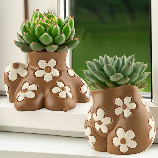 Resin Body Art Blumentopf – Kunstvolle Dekoration für Ihr Zuhause